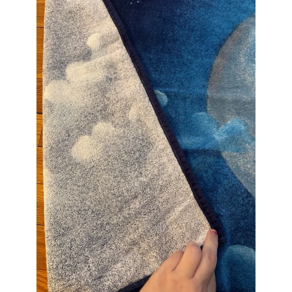 Vintage Copa Sun Moon Celestial Face Cotton Towel Beach‎ Y2K 2000 Psychedelic
